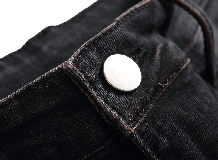 Herren Jeans mit Rissen - Lässige Mode Denim Hose-Luzern Mode