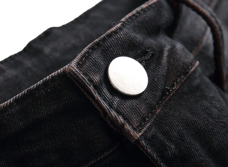 Herren Jeans mit Rissen - Lässige Mode Denim Hose-Luzern Mode