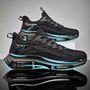 Herren Sneaker | Luftkissen-Technologie | Schnürverschluss | Luftig-Schwarz-39-Luzern Mode