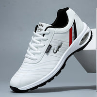 Herren Sneaker Sportschuhe mit Luftpolstersohle Casual-Weiß-39-Luzern Mode
