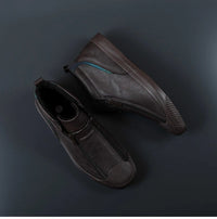 Herren Sneakers | Reißverschluss | Niedrig | Uni | Bequem | Antirutsch | Gummi-Luzern Mode