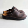 Hochwertige Leder-Clogs mit verstellbarem Riemen Herren-Dunkelbraun-38-Luzern Mode