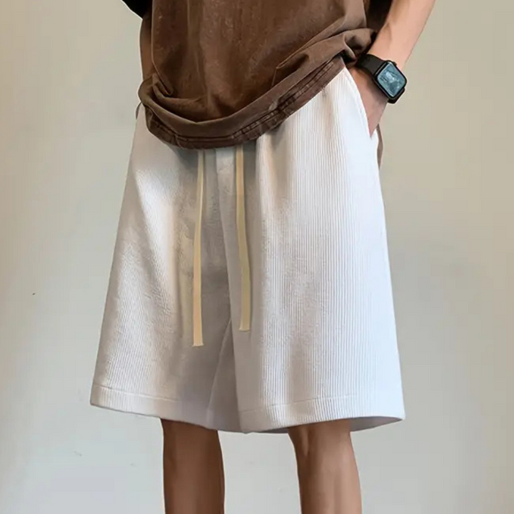 Damen Sommer Culotte Hose mit Elastikbund - Bequem & Stilvoll-Luzern Mode