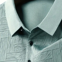 Herren Polohemd mit Muster - Elegantes Freizeitshirt-Luzern Mode