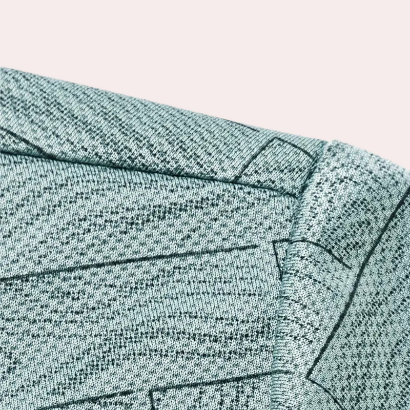 Herren Polohemd mit Muster - Elegantes Freizeitshirt-Luzern Mode