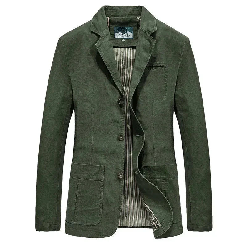 Herren Sommerjacke im Vintage- und Militärstil – Viktor
