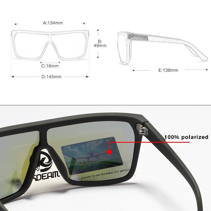 Polarisierte Sonnenbrille Herren | UV Schutz | Flexibel | Outdoor | Autofahren-Luzern Mode
