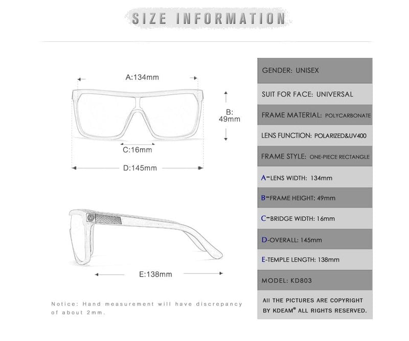 Polarisierte Sonnenbrille Herren | UV Schutz | Flexibel | Outdoor | Autofahren-Luzern Mode