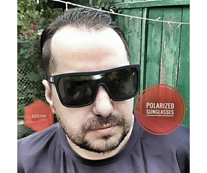 Polarisierte Sonnenbrille Herren | UV Schutz | Flexibel | Outdoor | Autofahren-Luzern Mode