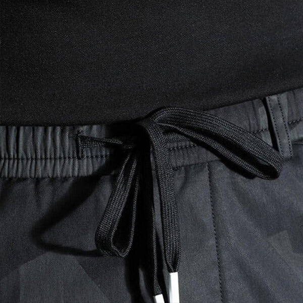 Herren Cargohose | Sportlich | Schwarzes Camouflage | Locker sitzend | Elastisch-Luzern Mode