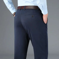Herren Business-Hose: Elegante Anzughose für Büro und Alltag-Blau-29-Luzern Mode