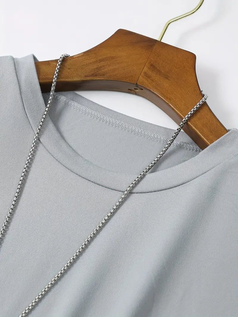 Herren-T-Shirt | Baumwolle | Kurzarm | Rundhals | Regular Fit | Modern-Luzern Mode