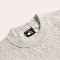 Herren Strickpullover mit Rundhalsausschnitt und Rippbündchen-Luzern Mode