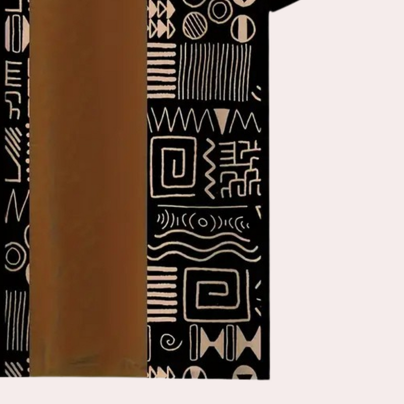 Herren T-Shirt mit modernem Muster - Bequem & Stilvoll-Luzern Mode