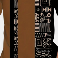 Herren T-Shirt mit modernem Muster - Bequem & Stilvoll-Luzern Mode