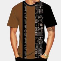 Herren T-Shirt mit modernem Muster - Bequem & Stilvoll-S-Luzern Mode