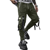 Herren Cargo Hose mit Taschen und Gürtelschlaufen-Luzern Mode
