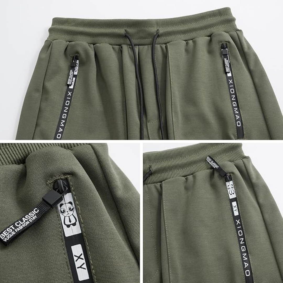 Herren Cargohose mit Taschen und Gürteldetails Streetwear-Luzern Mode