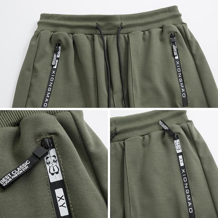 Herren Cargohose mit Taschen und Gürteldetails Streetwear-Luzern Mode