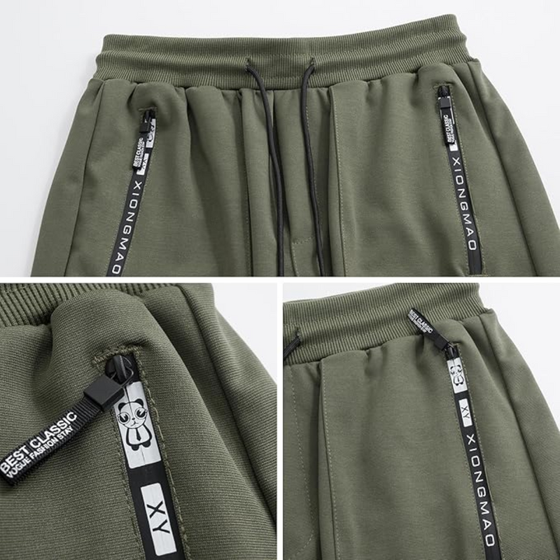 Herren Cargohose mit Taschen und Gürteldetails Streetwear-Luzern Mode