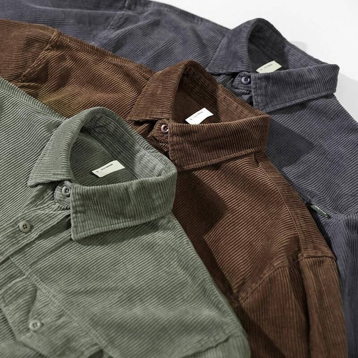 Herren Cordhemd Kollektion – Stilvolle Freizeithemden-Luzern Mode
