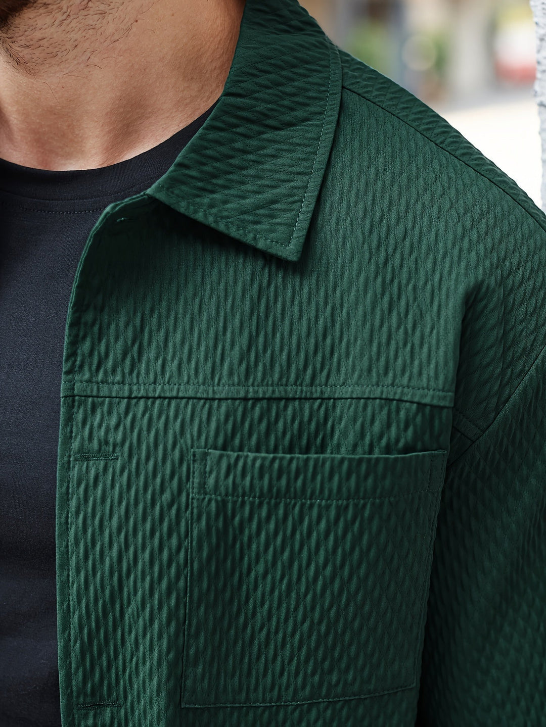 Herren Freizeithemd Langarm - Stilvolles Design für Alltag-Luzern Mode