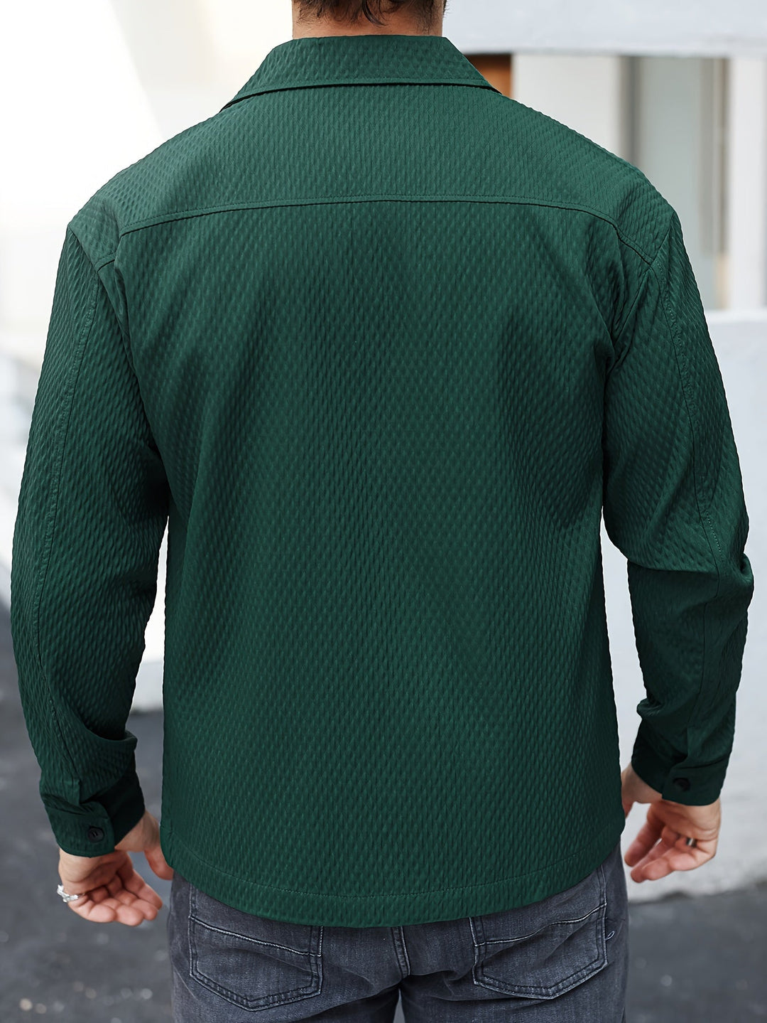 Herren Freizeithemd Langarm - Stilvolles Design für Alltag-Luzern Mode