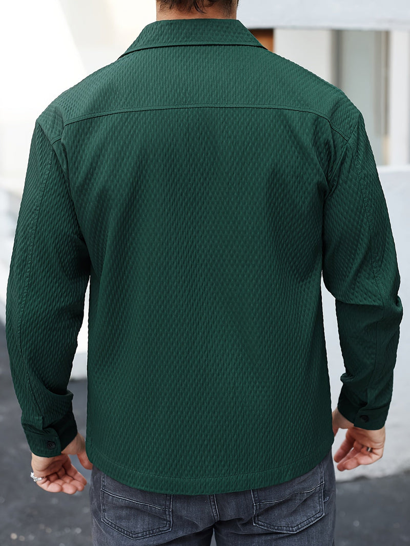 Herren Freizeithemd Langarm - Stilvolles Design für Alltag-Luzern Mode