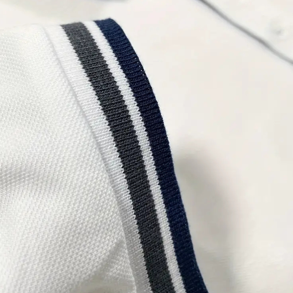 Herren Polohemd mit Streifenmuster - Klassisch und Elegant-Luzern Mode