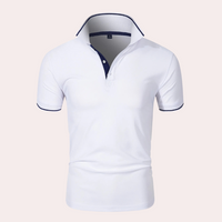 Herren Polohemd mit Streifenmuster - Klassisch und Elegant-S-Luzern Mode