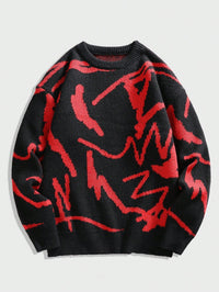 Herren Strickpullover aus Kaschmir für kalte Tage-Rot-S-Luzern Mode