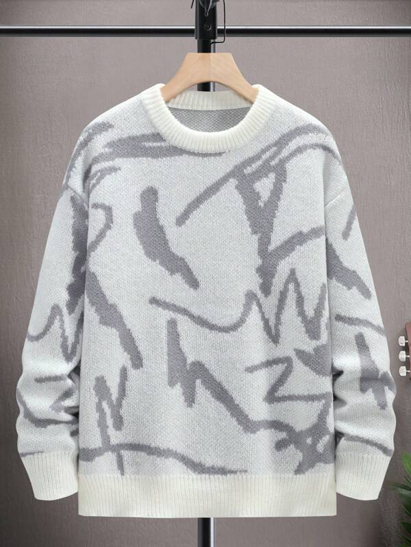 Herren Strickpullover aus Kaschmir für kalte Tage-Luzern Mode