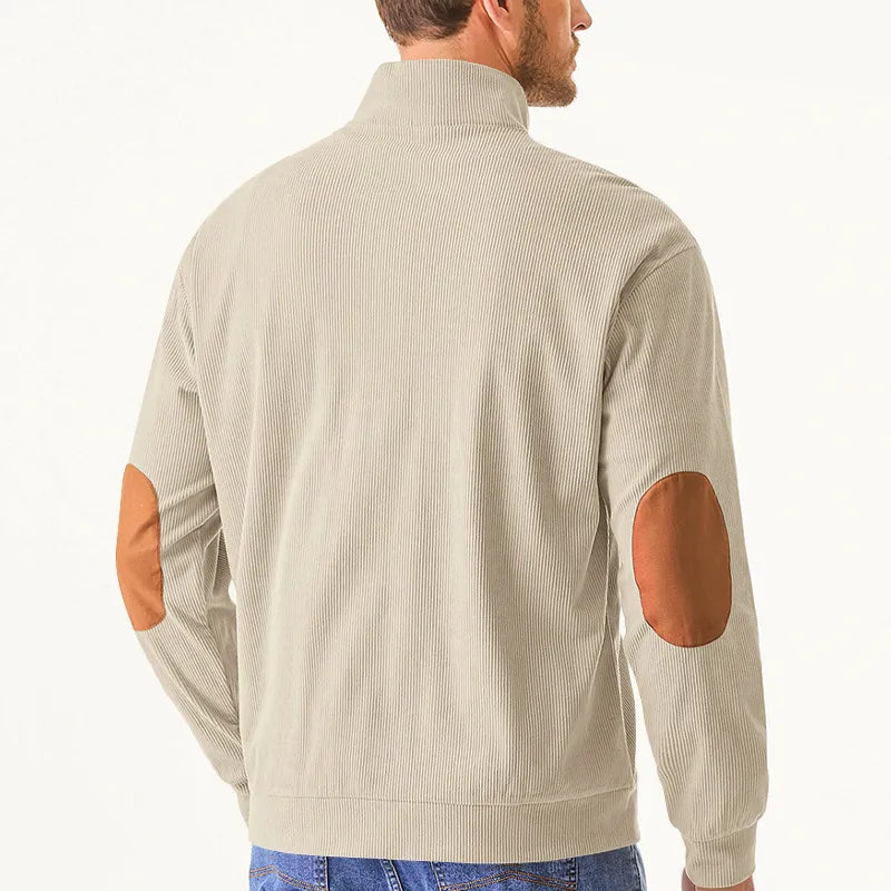 Herren Pullover mit Reißverschluss und Stehkragen kaufen-Luzern Mode