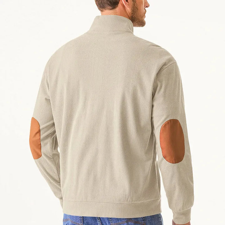 Herren Pullover mit Reißverschluss und Stehkragen kaufen-Luzern Mode