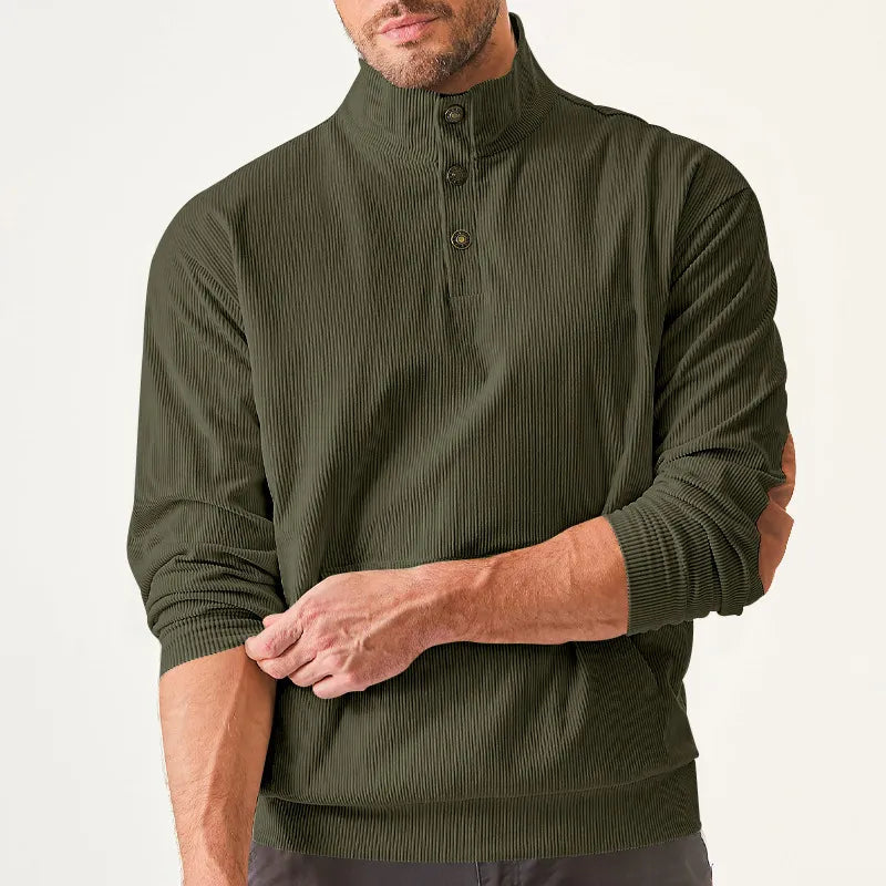 Herren Pullover mit Reißverschluss und Stehkragen kaufen-Luzern Mode