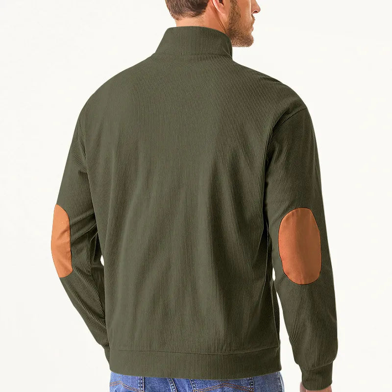 Herren Pullover mit Reißverschluss und Stehkragen kaufen-Luzern Mode