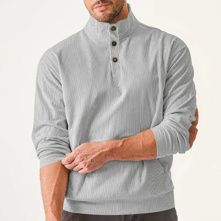 Herren Pullover mit Reißverschluss und Stehkragen kaufen-Luzern Mode