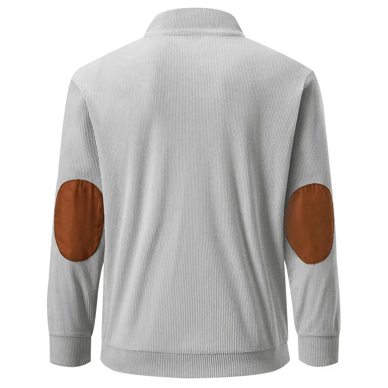 Herren Pullover mit Reißverschluss und Stehkragen kaufen-Luzern Mode