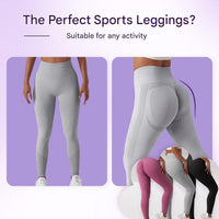 Damen Sportleggins | Hohe Taille | Formend | Korrigierend | Schnelltrocknend-Luzern Mode
