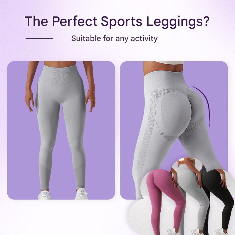 Damen Sportleggins | Hohe Taille | Formend | Korrigierend | Schnelltrocknend-Luzern Mode