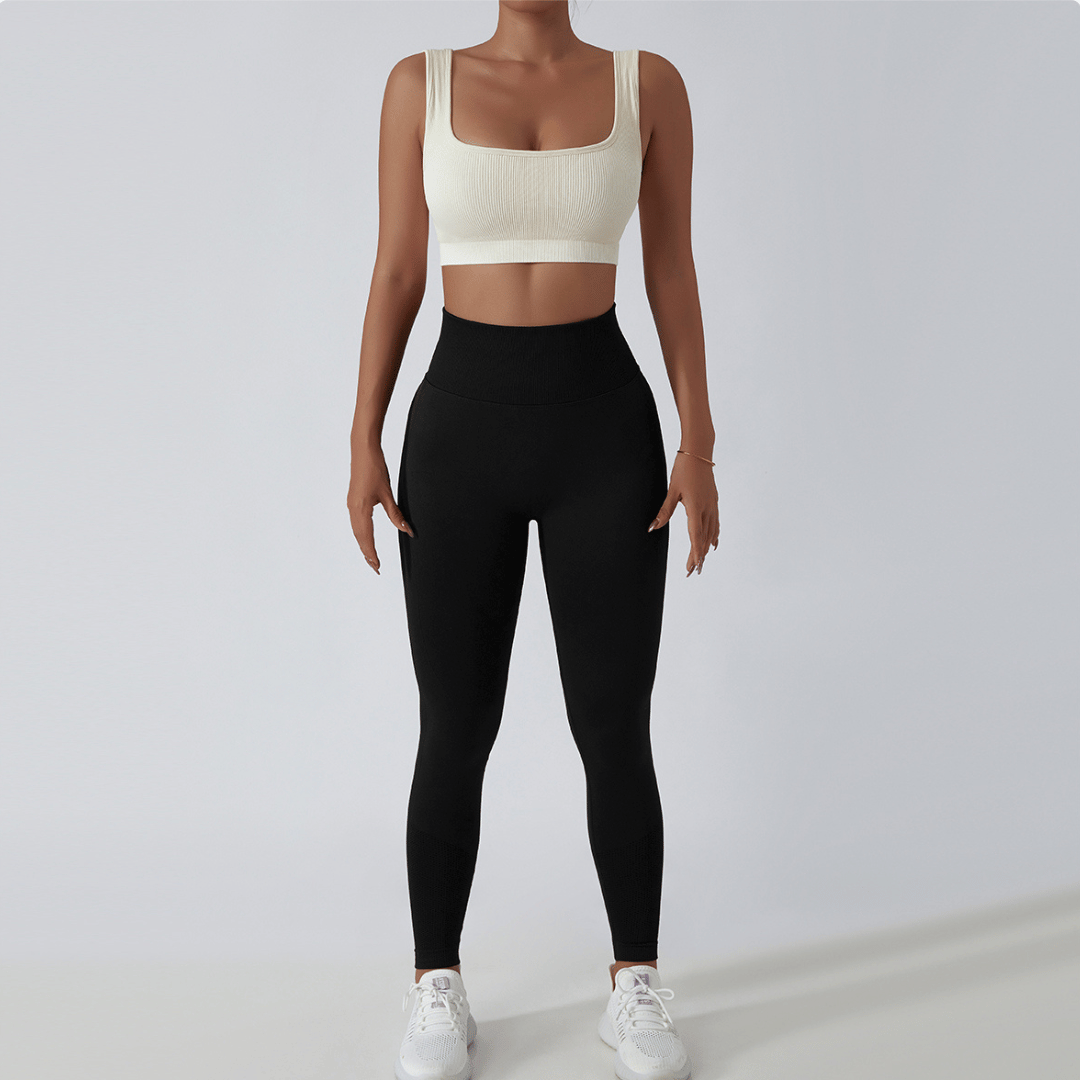Damen Sportleggins | Hohe Taille | Formend | Korrigierend | Schnelltrocknend-Luzern Mode