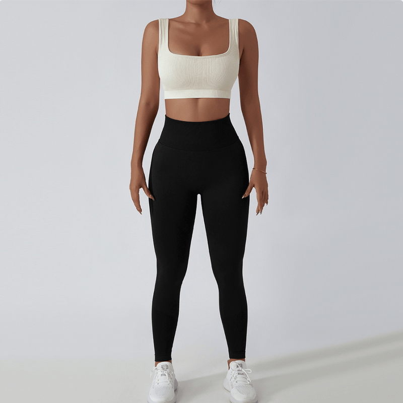 Damen Sportleggins | Hohe Taille | Formend | Korrigierend | Schnelltrocknend-Luzern Mode