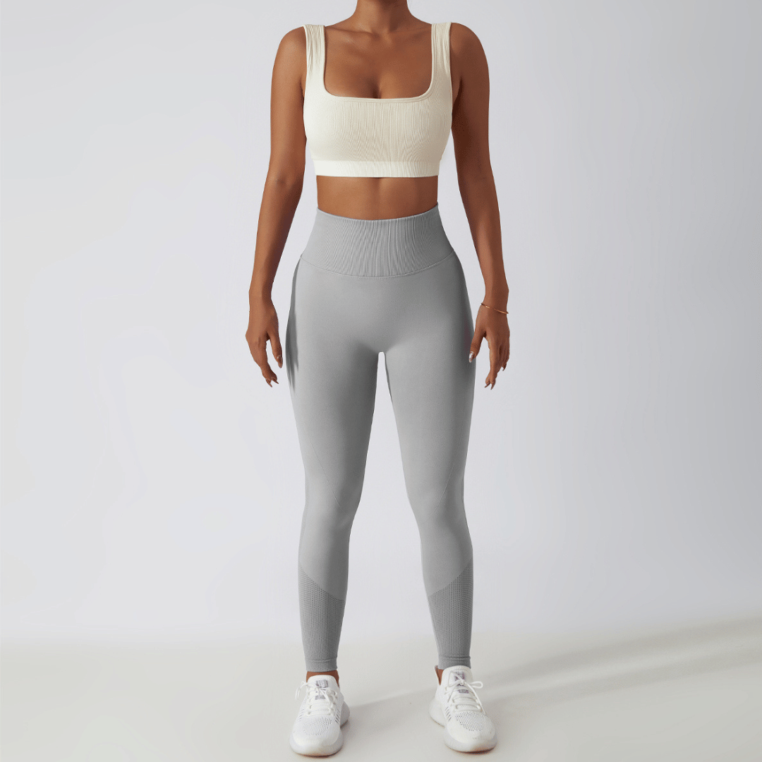 Damen Sportleggins | Hohe Taille | Formend | Korrigierend | Schnelltrocknend-Luzern Mode
