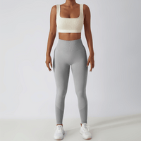 Damen Sportleggins | Hohe Taille | Formend | Korrigierend | Schnelltrocknend-Luzern Mode