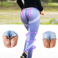 Damen Yoga Leggings | Geometrischem Muster | High Waist | Elastisch-Luzern Mode