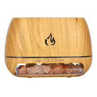 Himalaya-Salz Aroma-Diffuser | Stimmungsvolles LED-Licht | Stilvoll | Vielseitig | USB-C-Luzern Mode