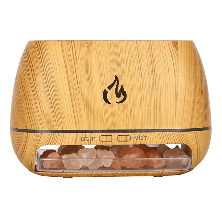 Himalaya-Salz Aroma-Diffuser | Stimmungsvolles LED-Licht | Stilvoll | Vielseitig | USB-C-Luzern Mode