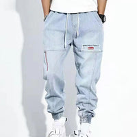 Herren Haremshose Baggy Jeans Streetwear Mode Trend-Luzern Mode