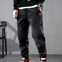 Herren Haremshose Baggy Jeans Streetwear Mode Trend-Luzern Mode