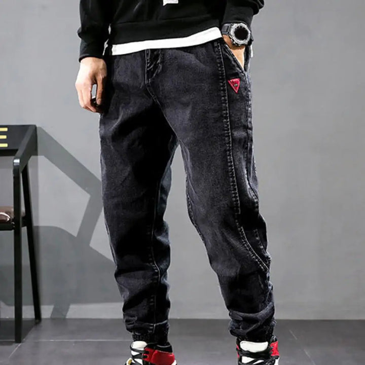 Herren Haremshose Baggy Jeans Streetwear Mode Trend-Luzern Mode